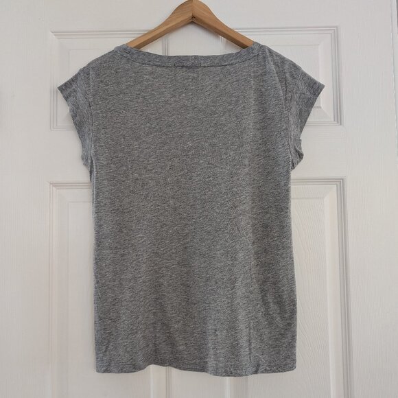 GAP scoop neck T shirt grey size XS - Picture 4 of 9